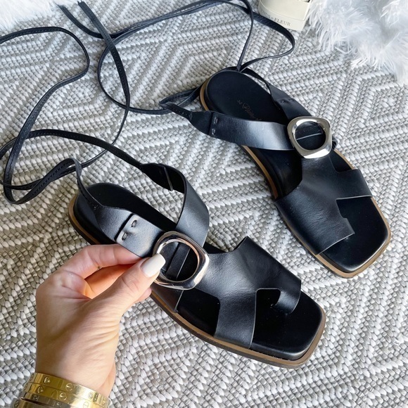 🆕 3.1 Phillip Lim Leather Lace Up Sandals - Picture 4 of 11